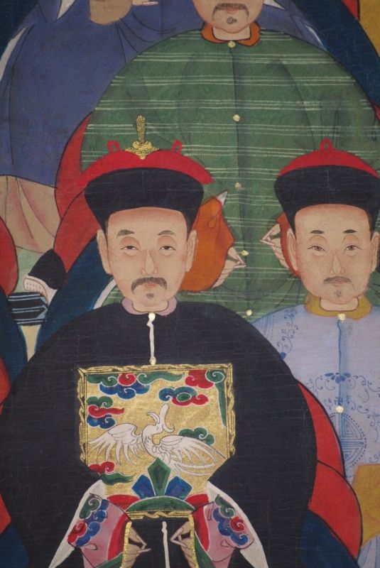 Grosse Chinesische Ahnenbilder 8 Personen 5