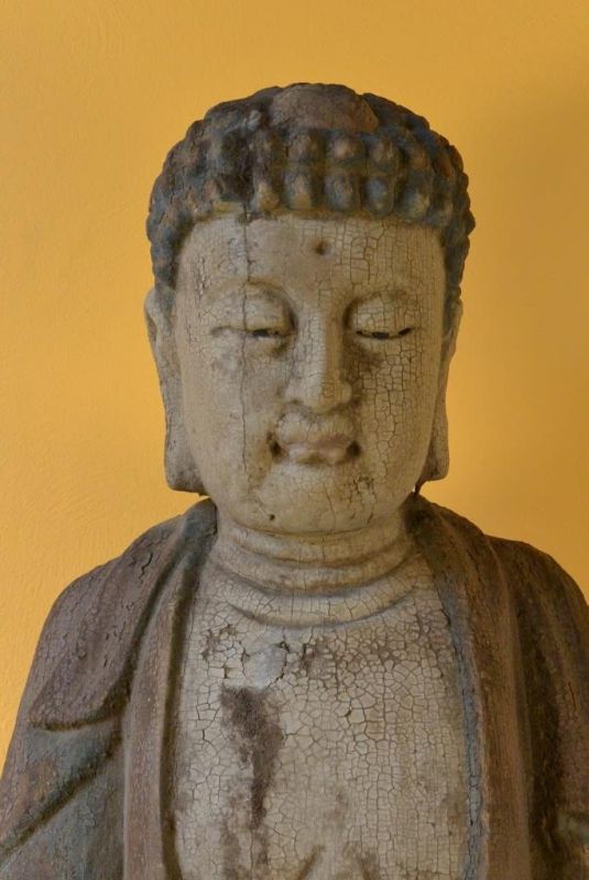 Große chinesische Holzstatue - Buddha Meditation Position 2