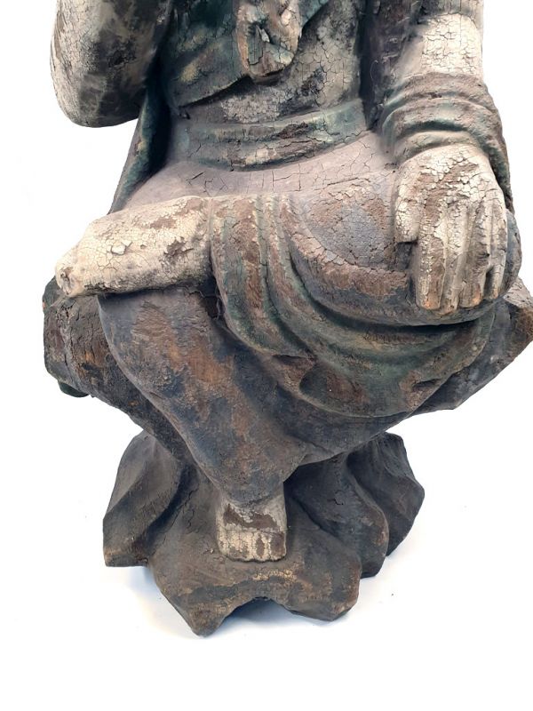 Große chinesische Holzstatue - Guan Yin 3