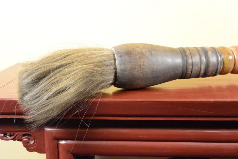 Große Chinesische Kalligraphie Pinsel - Stein 2