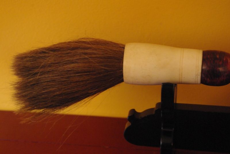 Grosse Chinesische Pinsel Rote Steine 2