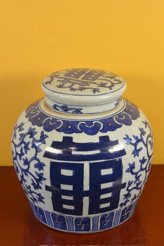Große Chinesische Porzellan Töpfe Glück 2