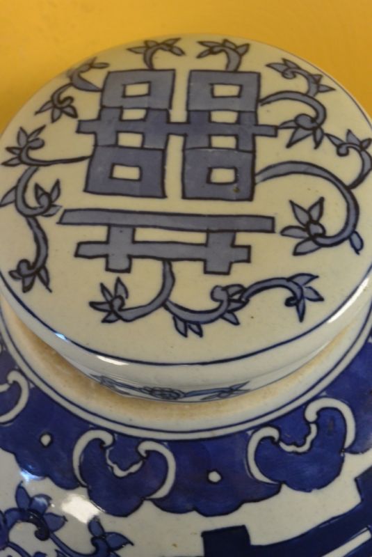 Große Chinesische Porzellan Töpfe Glück 3