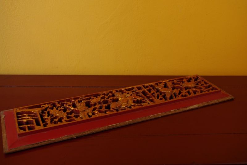 Große Chinesische Schnitzereien Rot und Gold 5 5