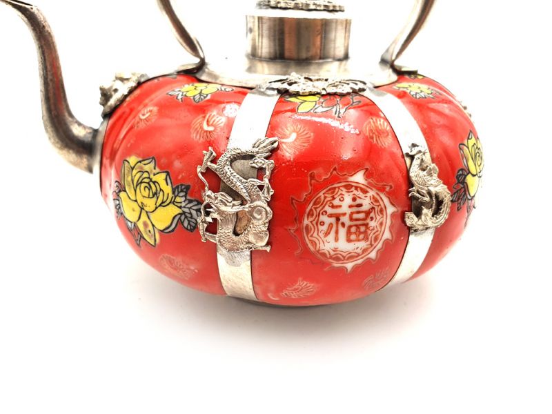Sehr Große Chinesische Teekanne - Rot 2 2