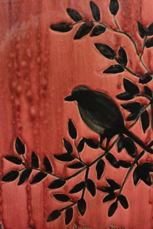 Große chinesische Töpfe modernes Porzellan Rot 2