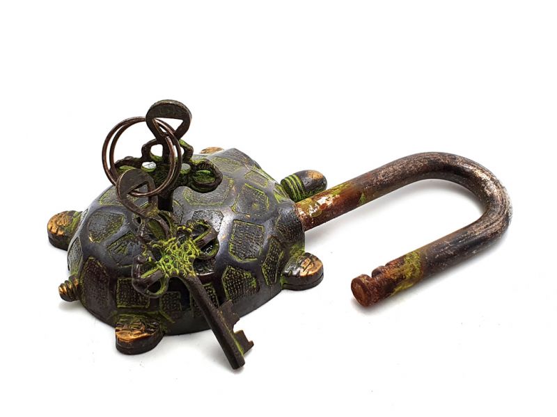 Grosse chinesische Vorhängeschloss Schildkröte 3