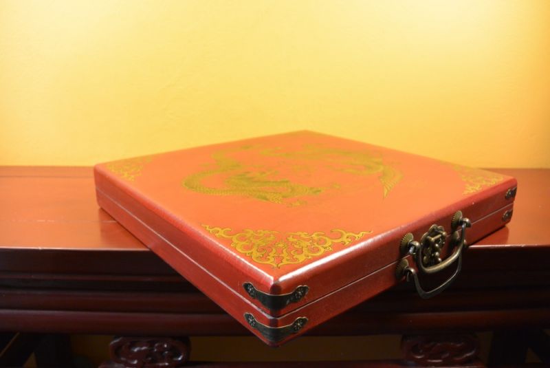 Große Feng Shui Kompass Rot Drache und Phoenix 5