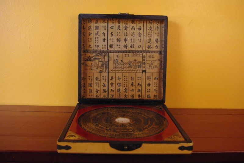 Grosse Feng Shui Kompass Weiss 2