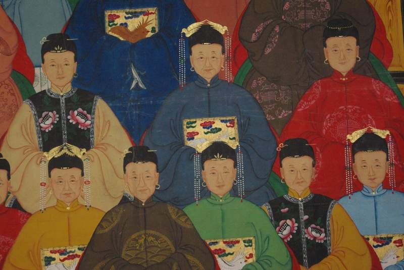 Grosse Kaisergemälde und Beamten Chinas 5