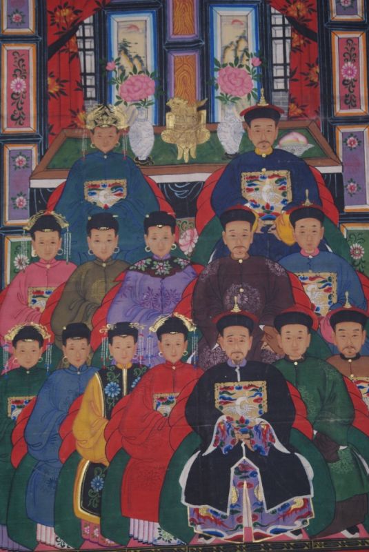 Große Malerei Chinesische Ahnenbilder 2