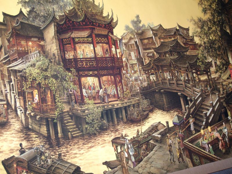 Große Szene - Malerei - Chinesischen Stadt 4