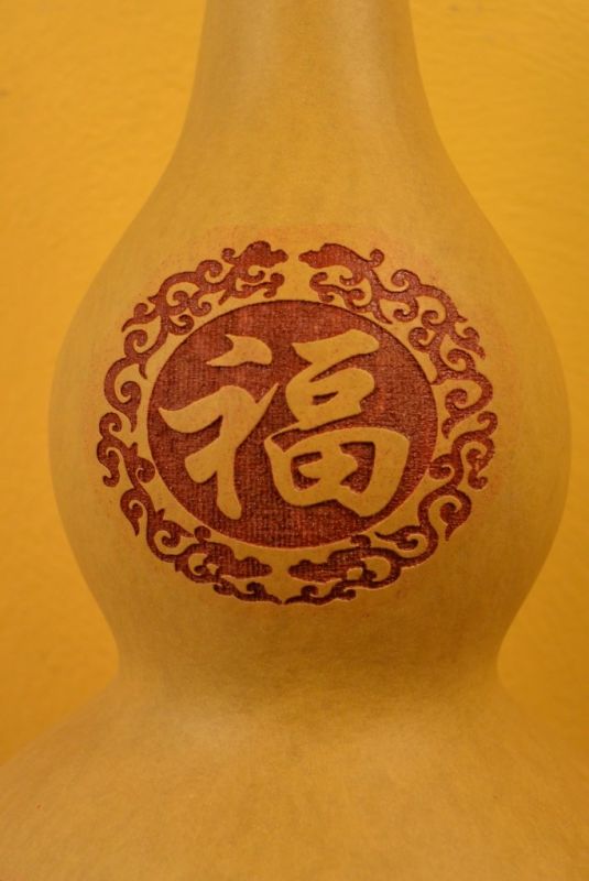 Große Wu Lou Calabash Feng Shui Rote Drache 2