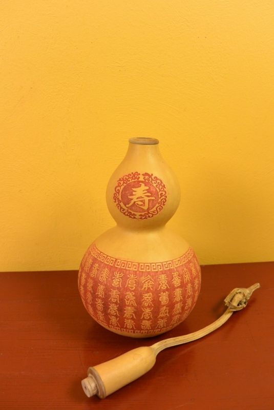 Große Wu Lou Calabash Kasten Feng Shui Kalligraphie 2 3