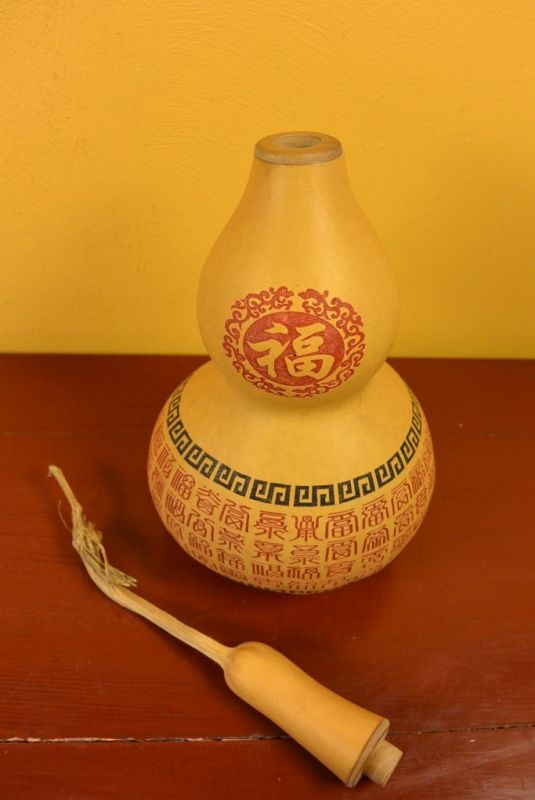 Große Wu Lou Calabash Kasten Feng Shui Kalligraphie 4