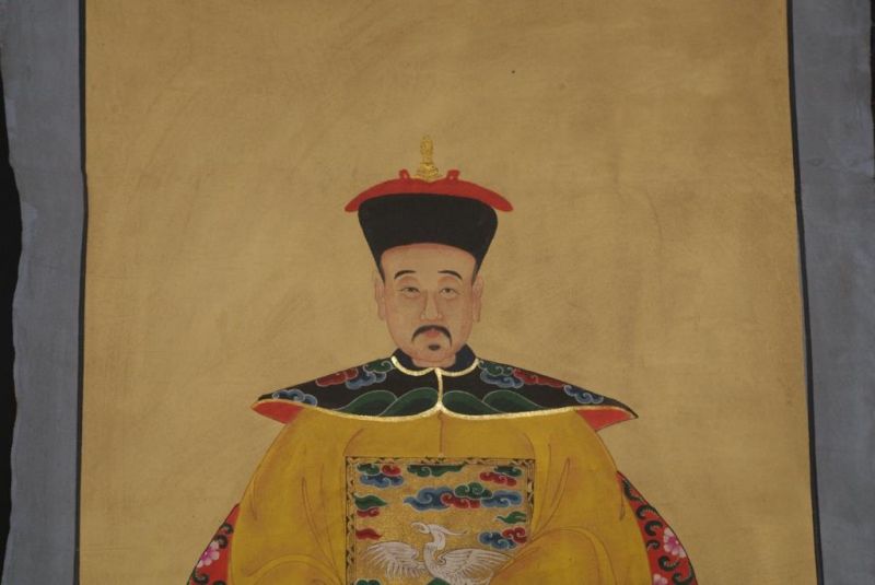 Großen Ahnenpaare und Kaiser Chinesische Malerei Gelb 3