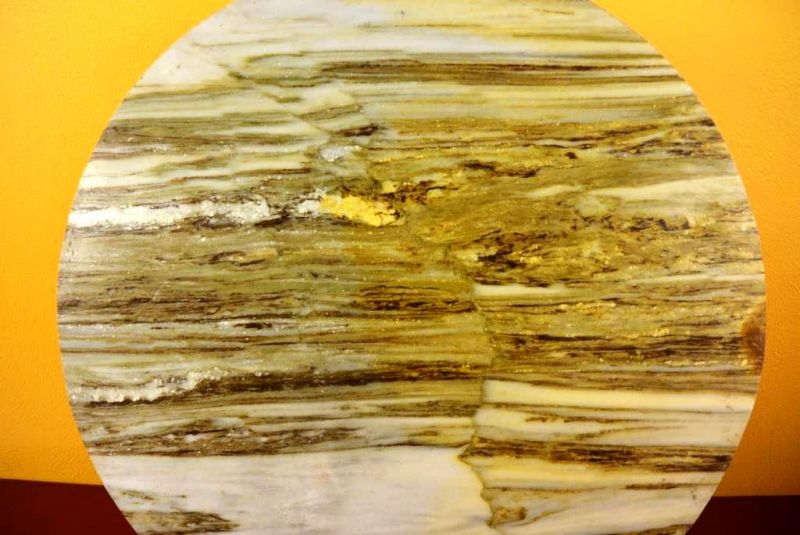 Großen Chinesische Runden Dreamstone - Marmorstein - Bank 2