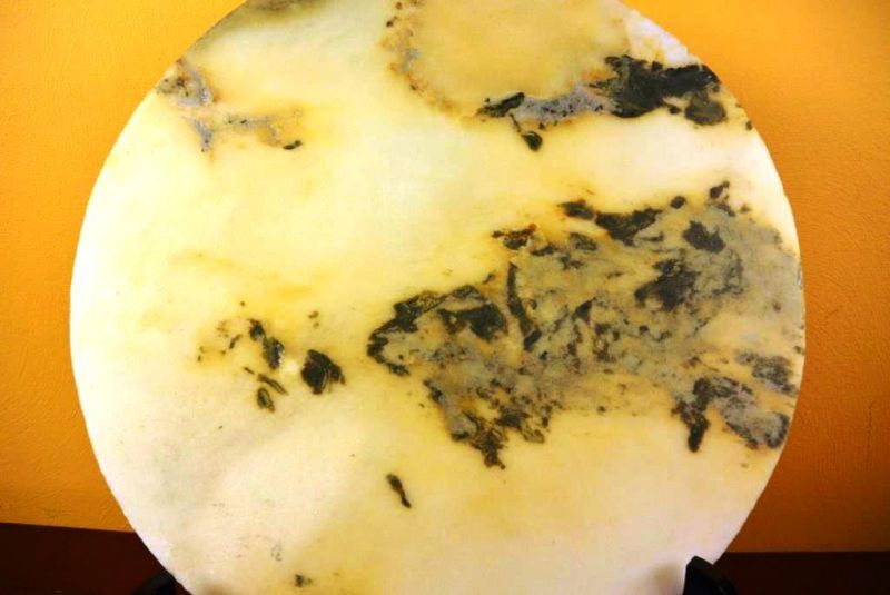 Großen Chinesische Runden Dreamstone - Marmorstein - Wolke 2