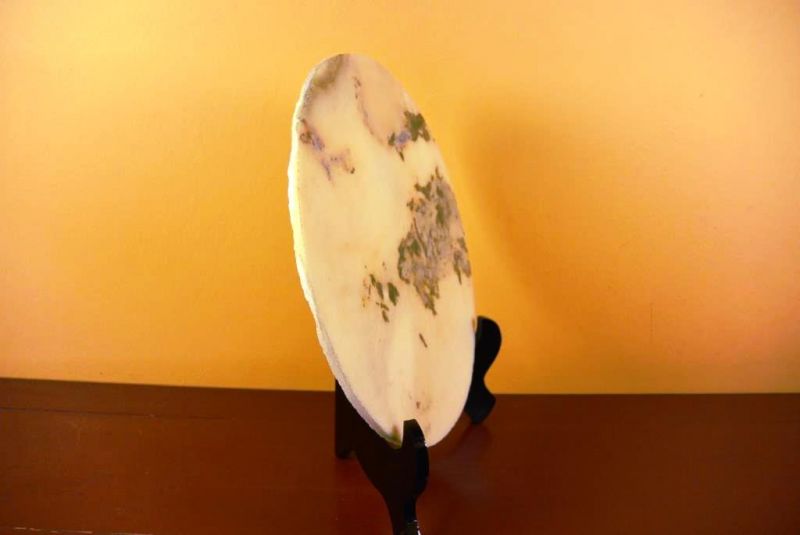 Großen Chinesische Runden Dreamstone - Marmorstein - Wolke 5
