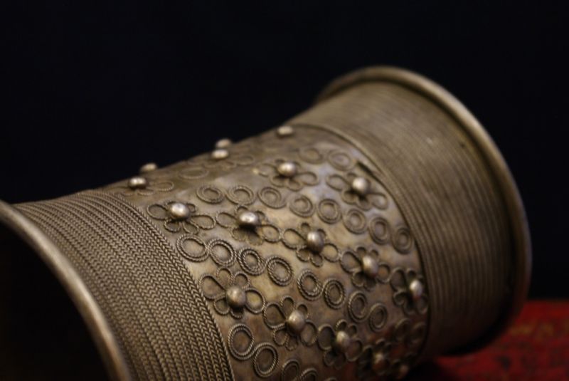 Grossen Ethnische Armbänder mit Blumen geschmückt 2