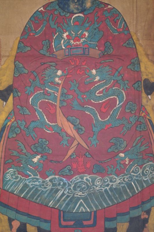 Großes Gemälde eines chinesischen Würdenträgers (ca. 70 Jahre alt) - Kaiserin 5
