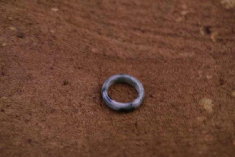 Grün und Weisser Jade Ringe 2