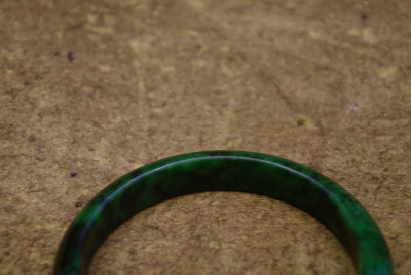 Grüne Jade-Armband 6 cm Klasse A 2