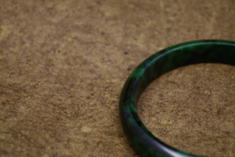 Grüne Jade-Armband 6 cm Klasse A 3