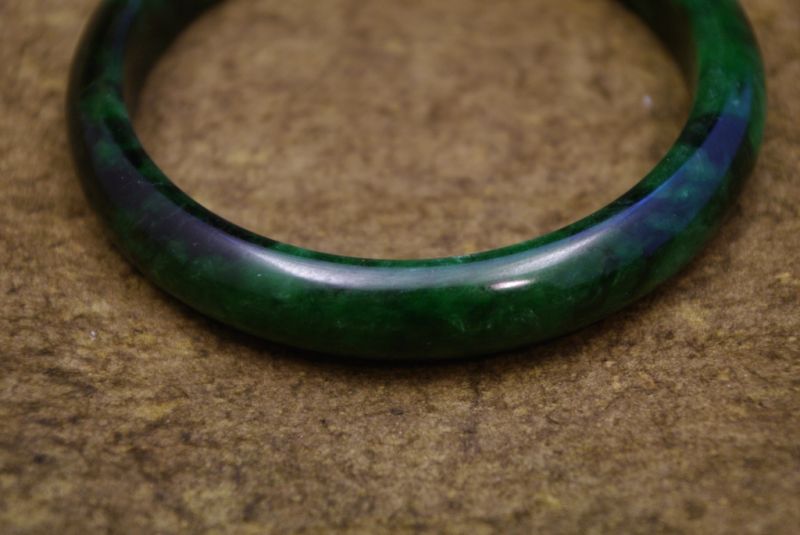Grüne Jade-Armband 6 cm Klasse A 4