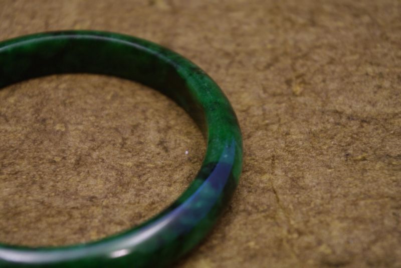 Grüne Jade-Armband 6 cm Klasse A 5