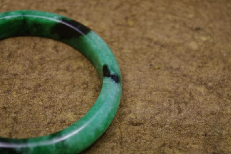Grünes Jade-Armband Klasse A 2
