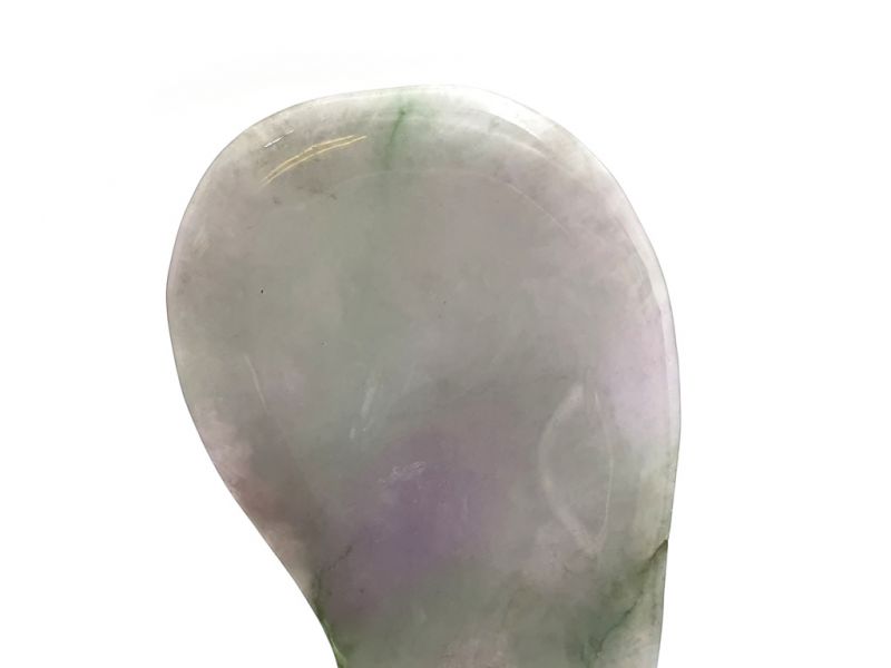 Gua Sha in echter Jade - 3 Farben / Durchscheinend 3