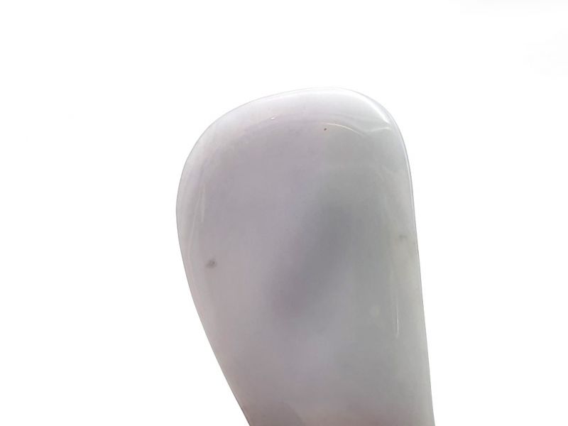 Gua Sha in echter Jade - Apfelgrün und Weiß 3