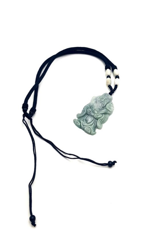 Halskette Anhänger Jade Stein Confucius 3