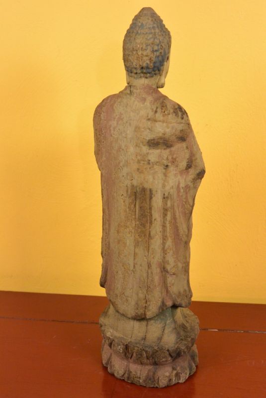 Holz-Buddha 5