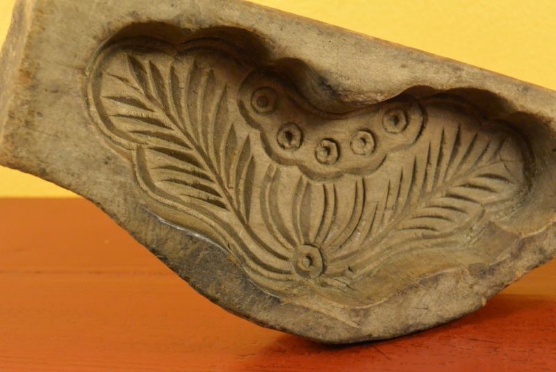 Holz Buttermodel Springerle Lotus 2