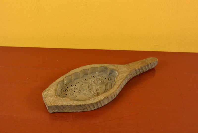 Holz Buttermodel Springerle Lotusblüte 4