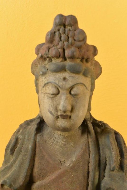 Holz Statuetten aus China Bodhisattva 2