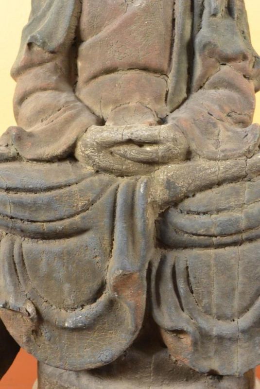 Holz Statuetten aus China Bodhisattva 3