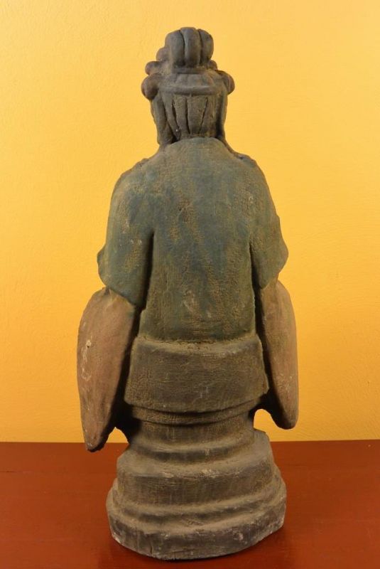 Holz Statuetten aus China Bodhisattva 5