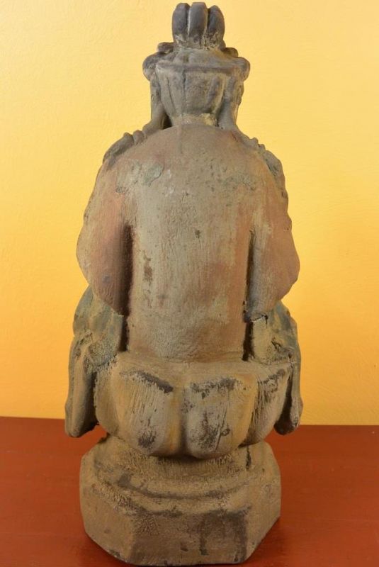 Holz Statuetten aus China Bodhisattva Vajrayana 5