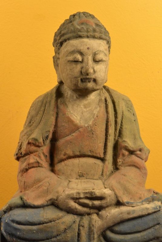 Holz Statuetten aus China Buddha 2