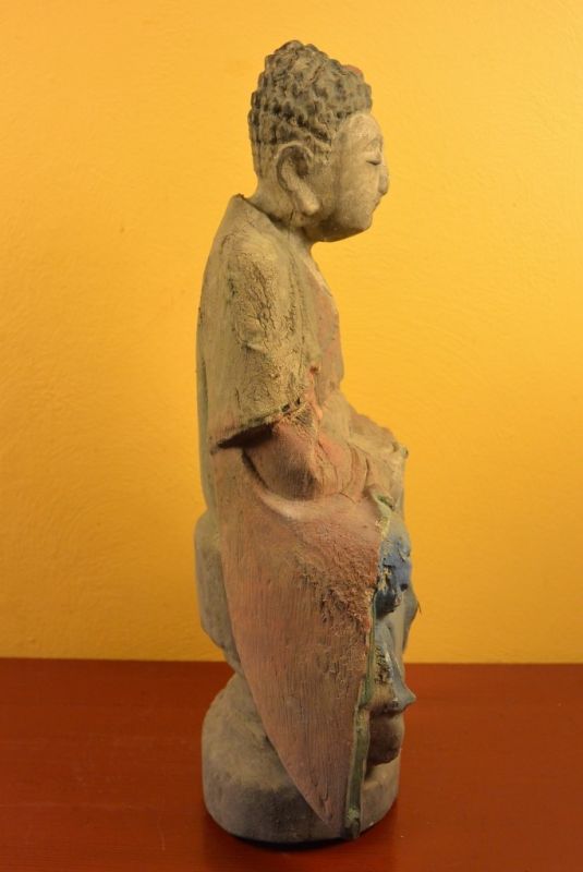Holz Statuetten aus China Buddha 4