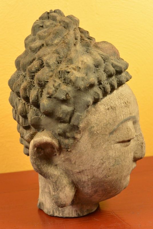 Holz Statuetten aus China Buddha-Kopf 3