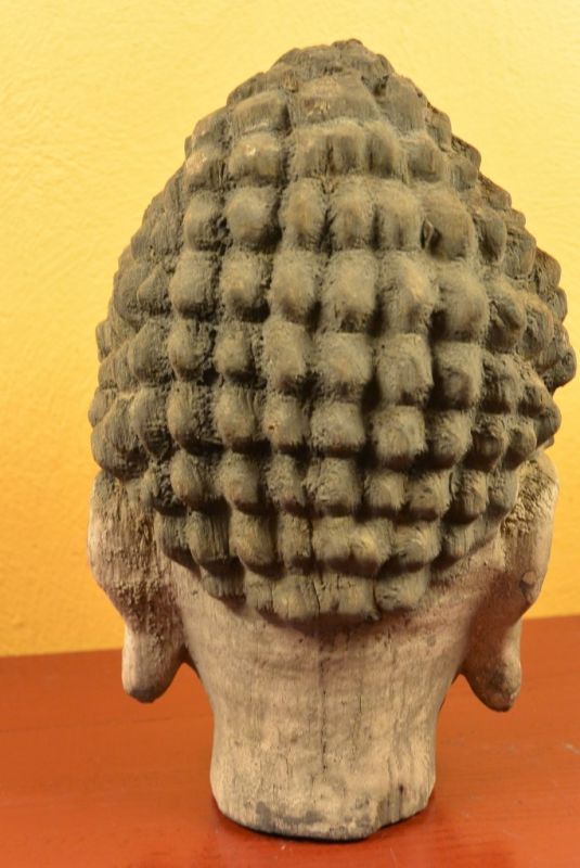 Holz Statuetten aus China Buddha-Kopf 4