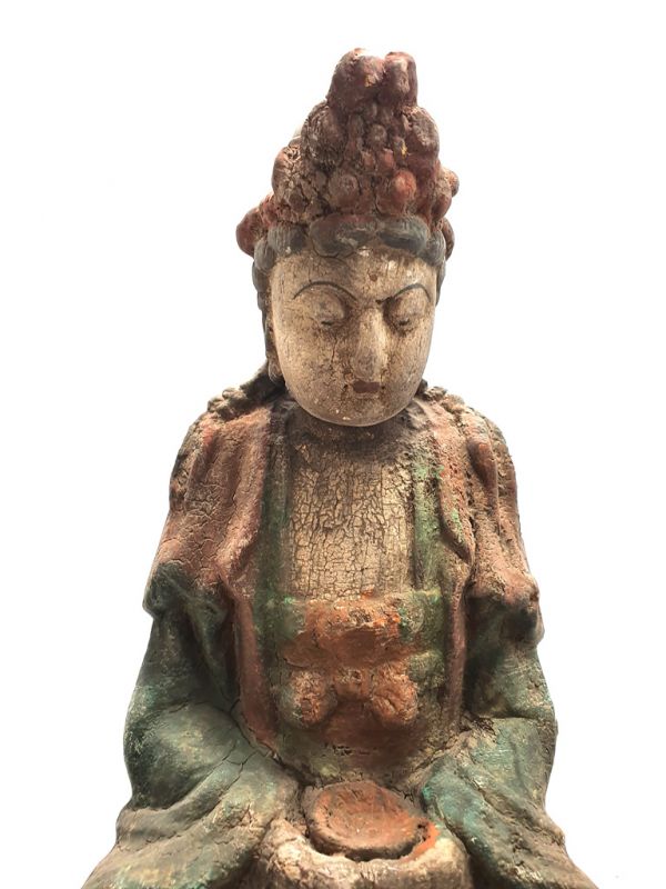 Holz Statuetten aus China Göttin 2