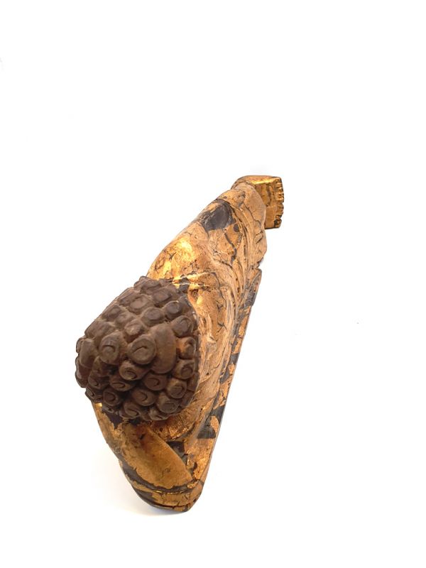 Holz Statuetten aus China - Reclining Buddha 4