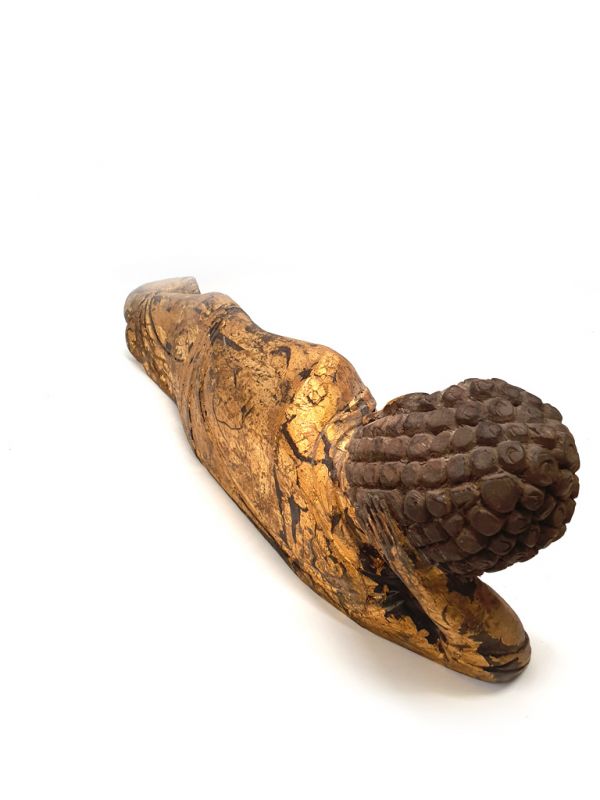 Holz Statuetten aus China - Reclining Buddha 5