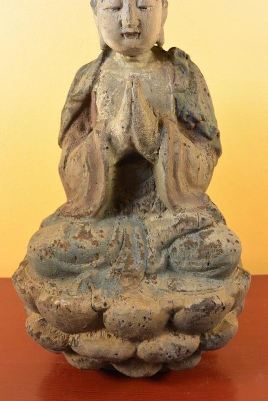 Hölzerne Statue von Laos 2