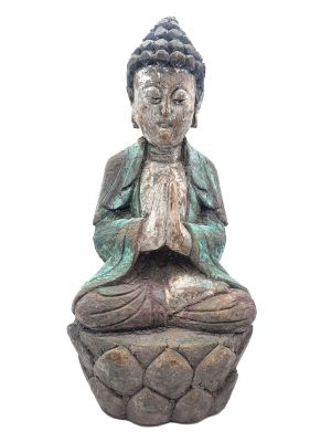 Petit Bouddha en bois Chinois statue